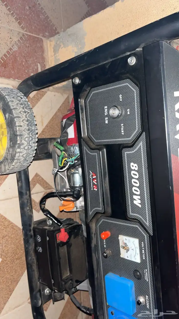 ماطور كهرب بانزيم للبيع حجمه 8000 شرط نضيفف 3