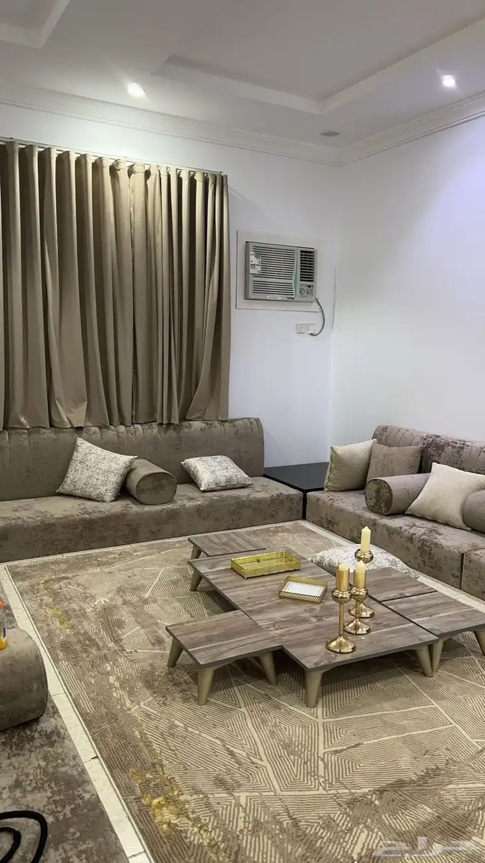 شقة للاجار أو تقبيل بالعفش كامل جديدة الشقه 1