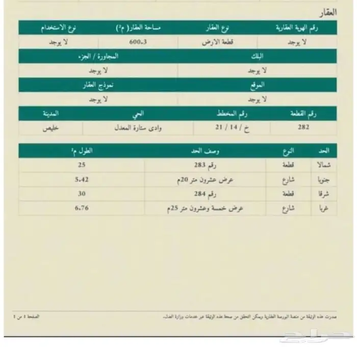 اراضي للبيع في وادي ستاره المساحة 800م 0