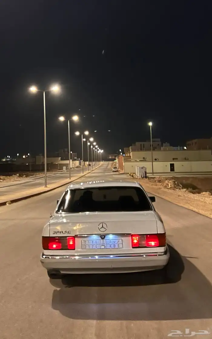 مرسيدس1990 المكينة فيها شنبر تنقص زيت البيع معى اللوحة 7