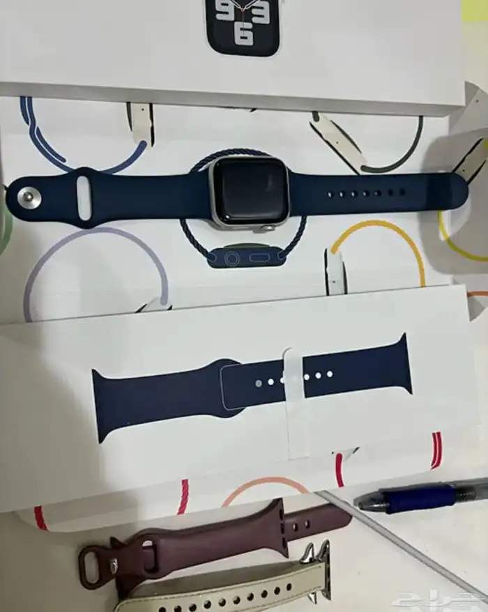 ساعة ابل الجيل الثاني اس اي SE مقاس 40 لون فضي GPS 2