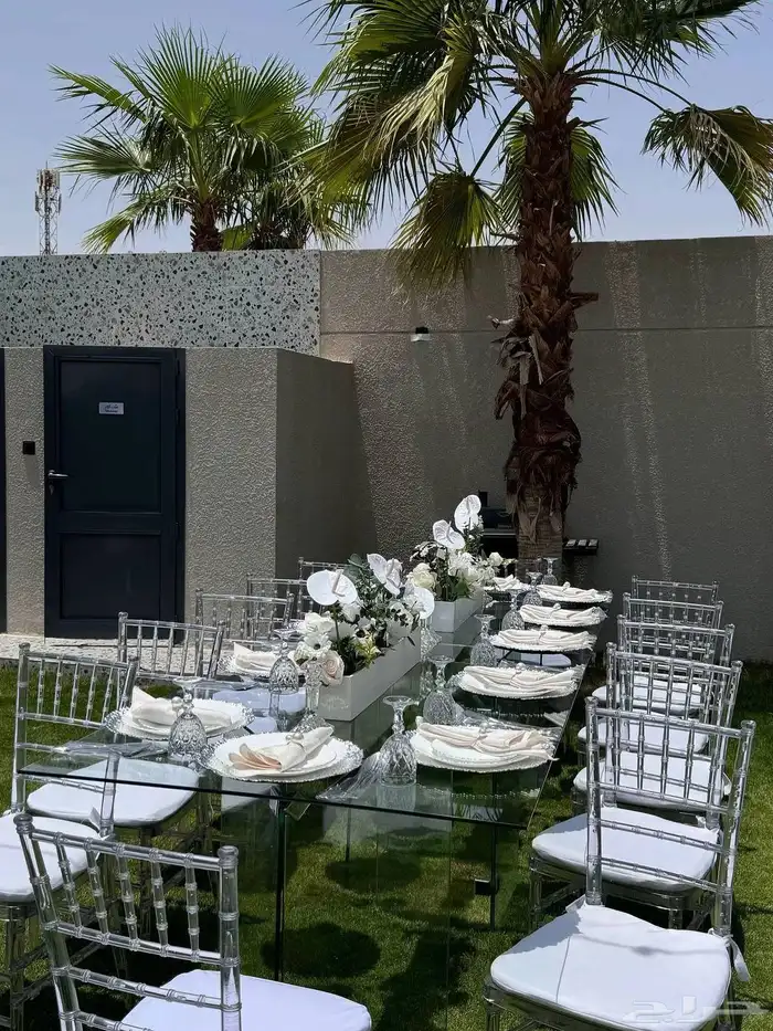 تاجير كراسي -طاولات الطعام-كوش-استقبال -مدخل-057024636 5
