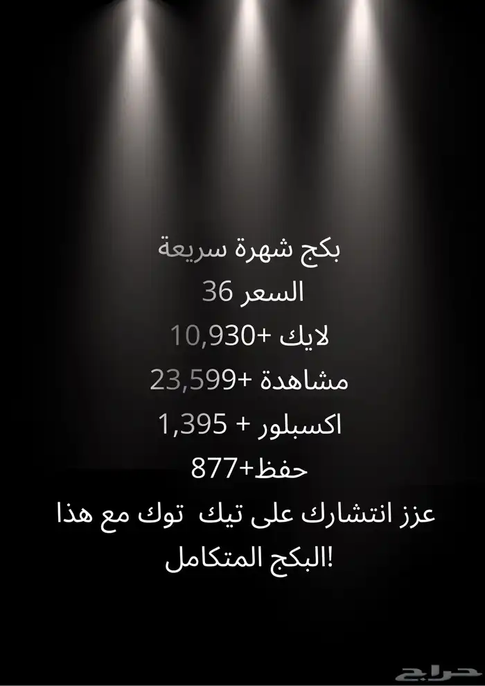 خدمات تيك توك بكج 3