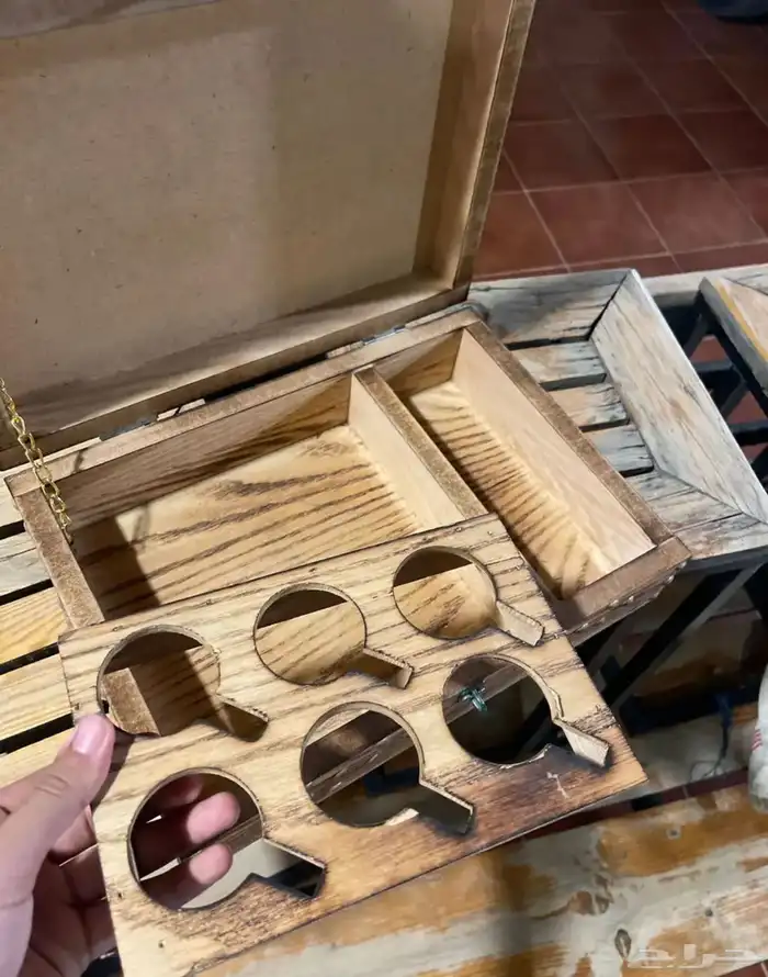 صندوق تراثي فنجيل وبيلات 3