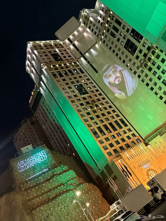 اليوم الوطني اضاءات ليازر كشافات لون اخضر مسارح صوتيات 40