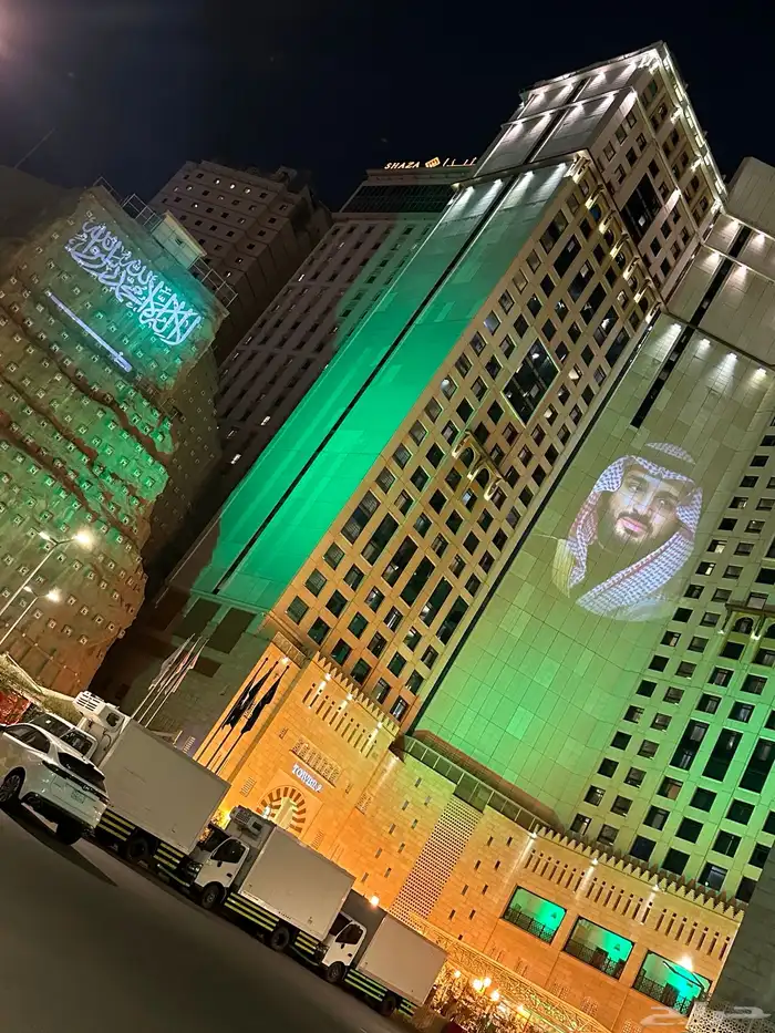 اليوم الوطني اضاءات ليازر كشافات لون اخضر مسارح صوتيات 42