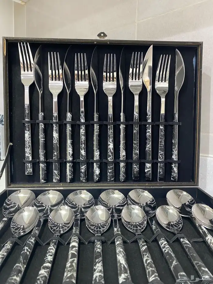 شنطه ملاعق فضه جديدة 0