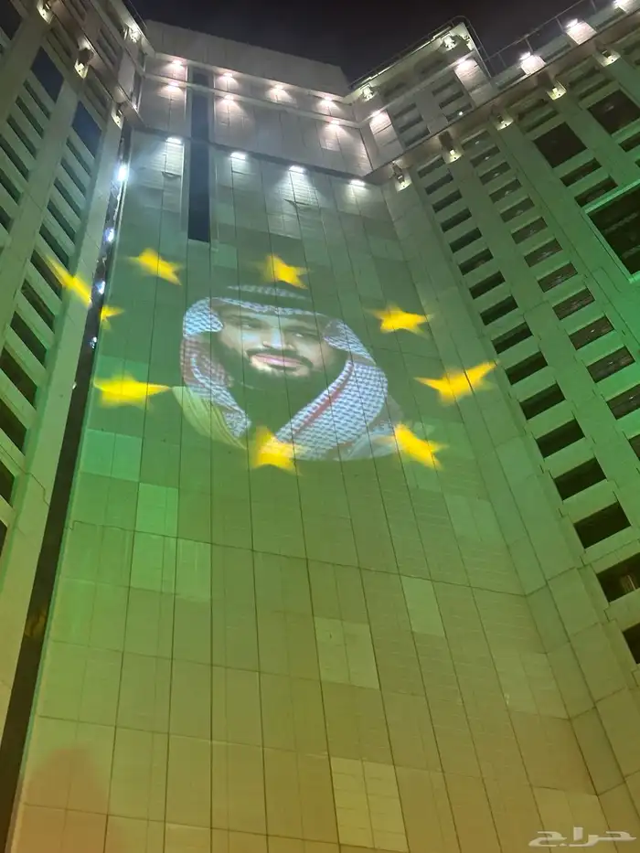 اليوم الوطني اضاءات ليازر كشافات لون اخضر مسارح صوتيات 7