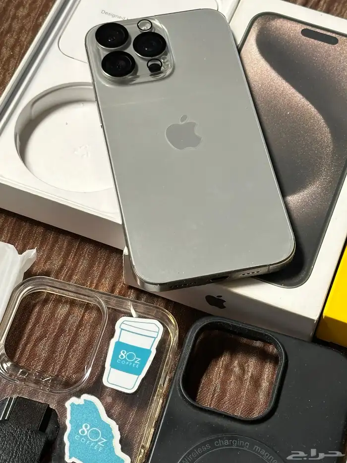 آيفون 15 برو ماكس تيتانيوم نظيف 1
