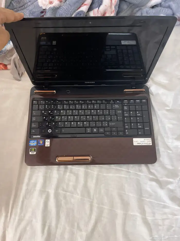 لابتوب توشيبا مستعمل core i5 يتحمل فيه ويندز 10 0