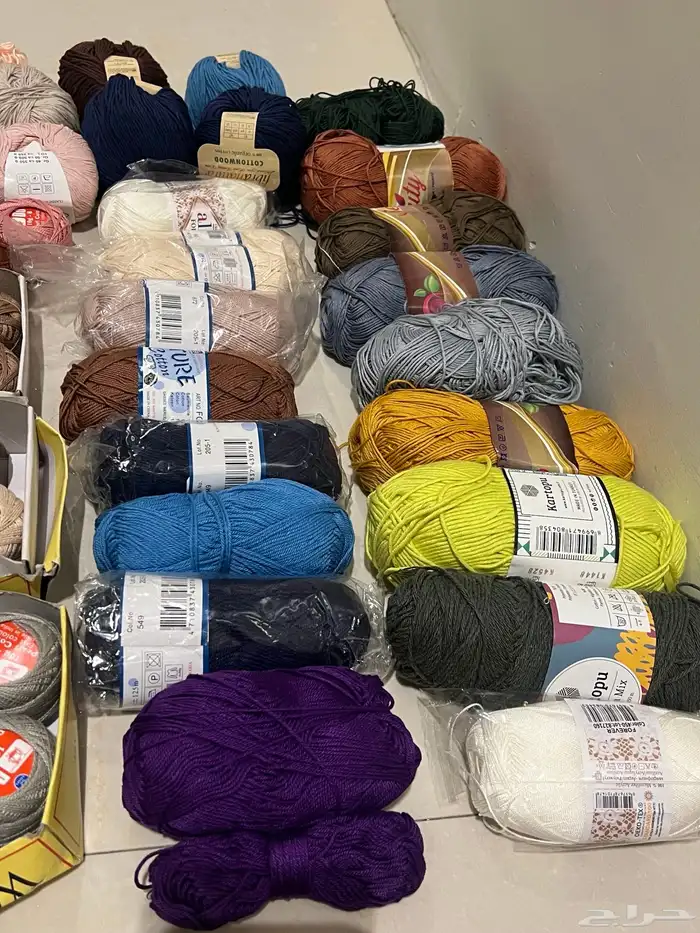 خيوط خياطه وتطريز و كلف خرز لول ترتر 1