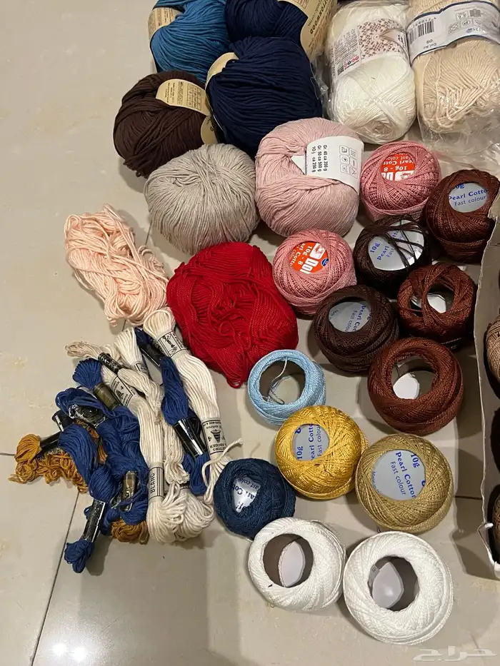 خيوط خياطه وتطريز و كلف خرز لول ترتر 0