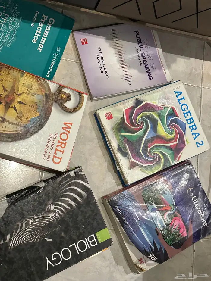 كتب عالميه منهج أمريكي grade 6 9 10 11 وفي كمان 13