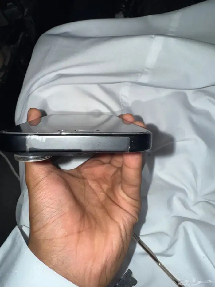 آيفون 16 برو 128 قيقا وحمايه كميرا ونسبه البطاريه 100 1
