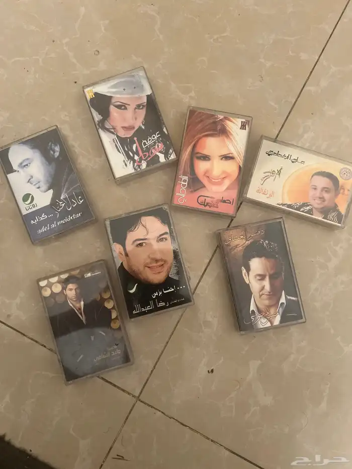 كست وسيدي CDأشرطة فنانين سعوديين وعرب نسخ اصلية 31