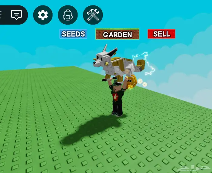 حيوانات GROW A GARDEN وفلوس 2