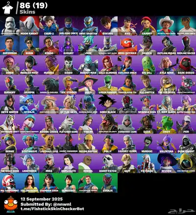 حساب فورت فيه كامي وتشن لي index