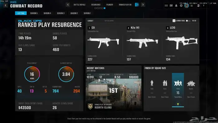 حساب كرمسون وارزون 3