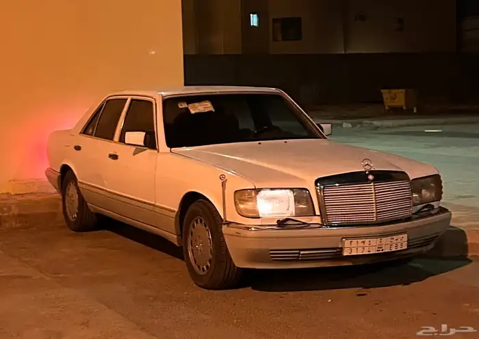 مرسيدس1990 المكينة فيها شنبر تنقص زيت البيع معى اللوحة 3