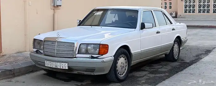 مرسيدس1990 المكينة فيها شنبر تنقص زيت البيع معى اللوحة 2