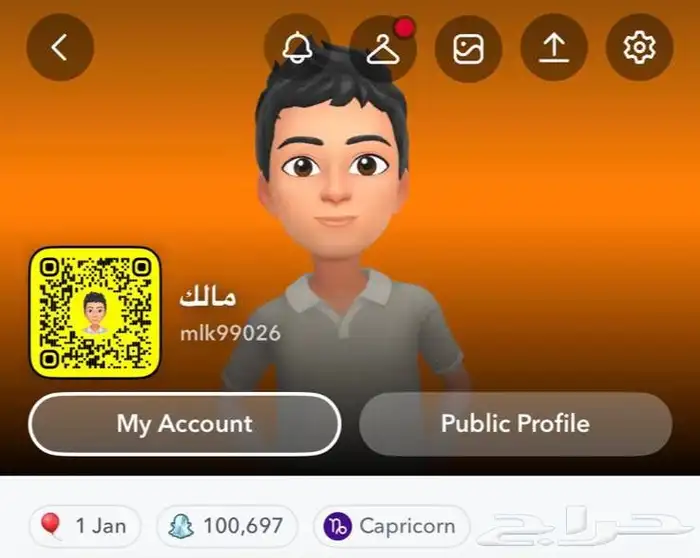 حسابات سناب متعدده ممتازه نقاط عاليه قانونيه مع ايميل 9