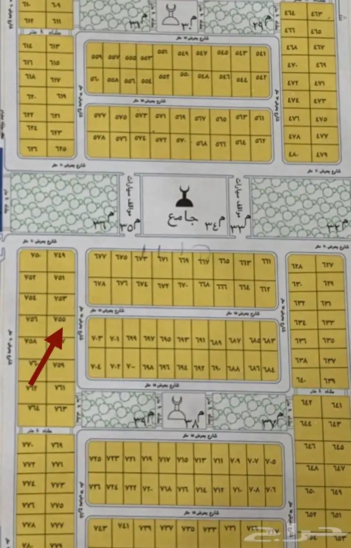 ارض للبيع مخطط صعبر تنقسم قطعتين وموقع ممتاز 0
