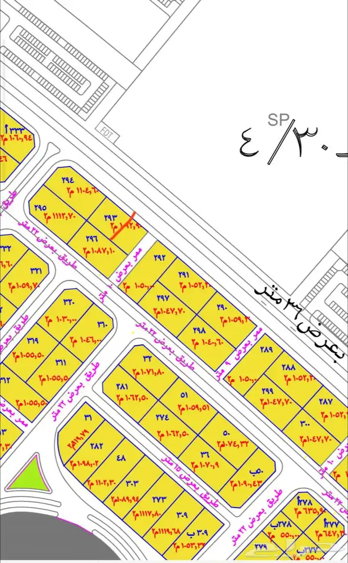قطعة رقم 293   2 في مخطط 517 حي الحزم بمدينة جيزان 0