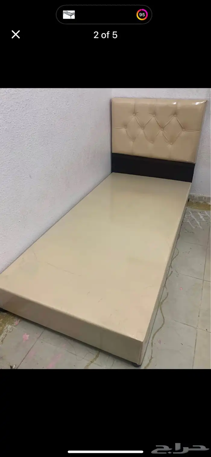 سرير حديد و خشف جلد 4