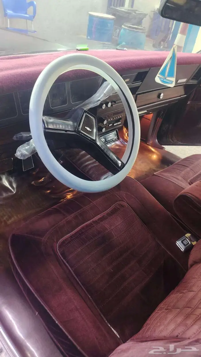 كابريس مديل 1987 LS فل اوبشن احمر عنابي 8