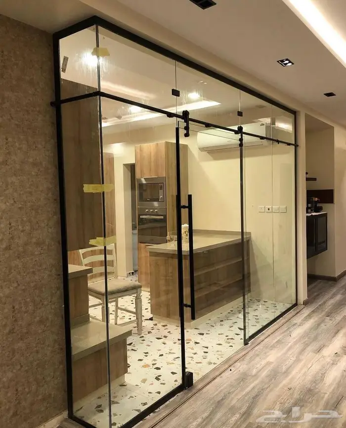 قص جدران وتركيب زجاج ابواب شبابيك حواجز شور 4