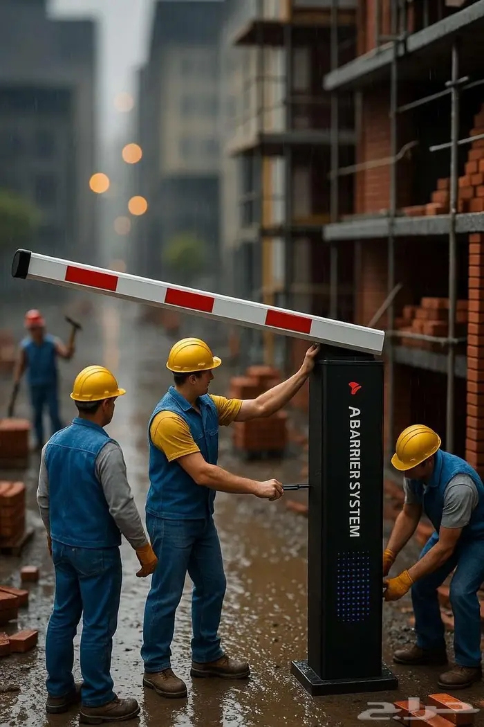 بوابة سيارات امنه ذراع سيارة للدخول والخروج بامان فى الرياض 6