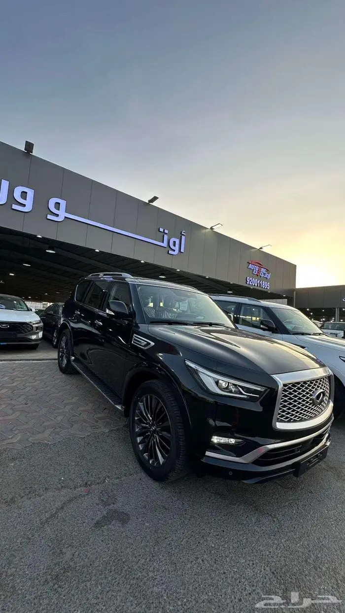 انفينتي كيو اكس 80 برواكتيف بلاك موديل 2024 كاش وتقسيط 2