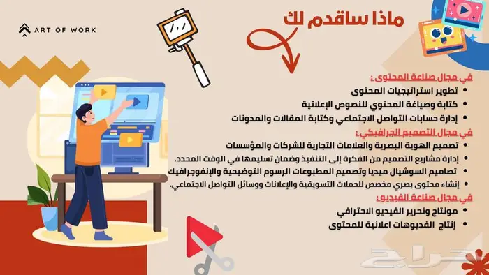 صانع محتوي ومصمم شوسيال ميديا 3