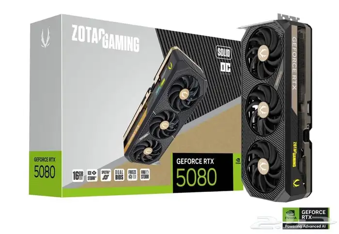 كرت RTX 5080 Zotac 0