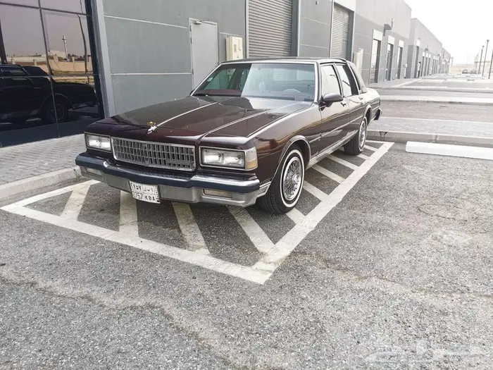 كابريس مديل 1987 LS فل اوبشن احمر عنابي 1