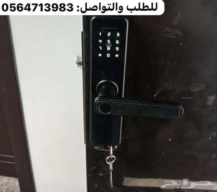 قفل باب ذكي قفل الكتروني بصمة وكارت قفل ابواب فنادق 2