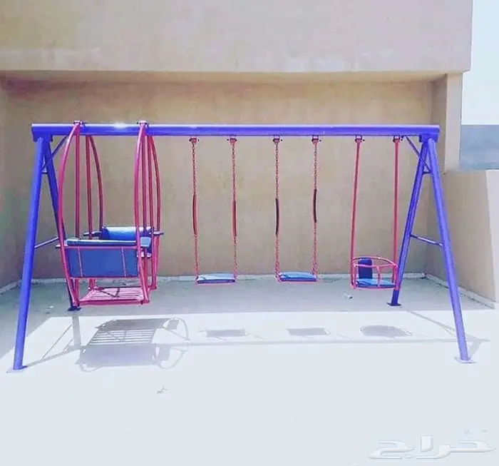جلسات حديدية والعاب مراجيح وزحليقة 5
