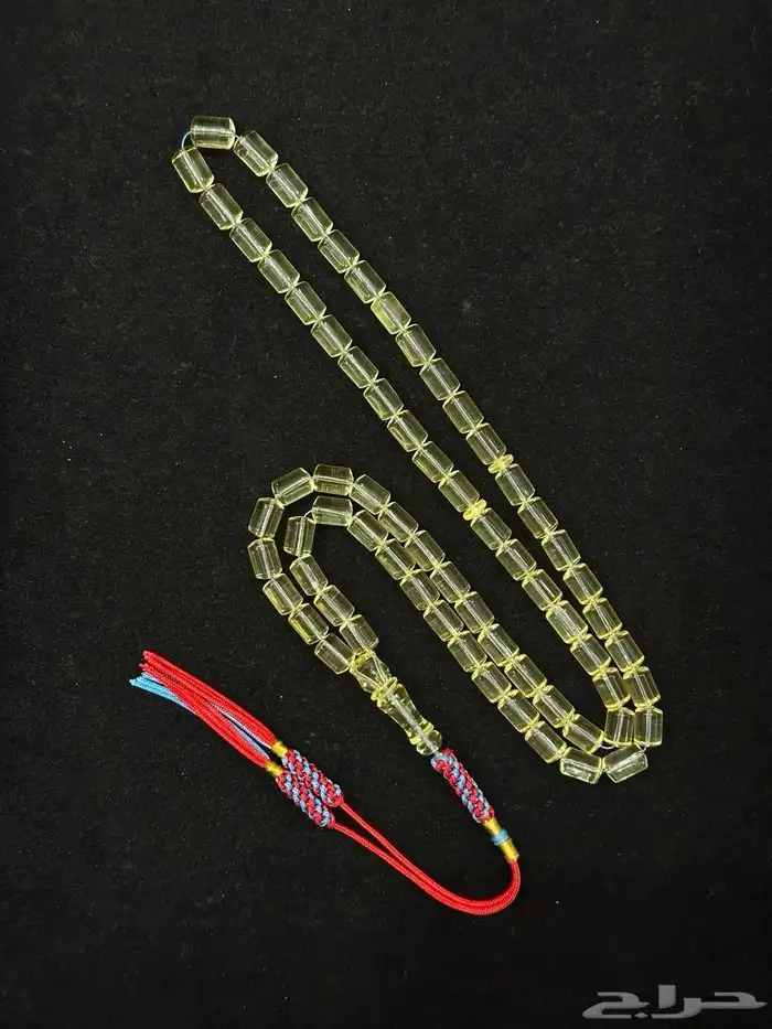 سبحة كهرمان شفاف ( تم البيع ) 0