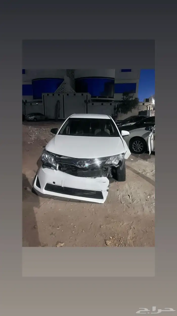 كامري 2012مصدوم 1