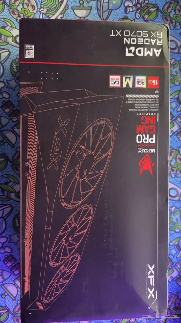 للبيع كرت شاشة XFX AMD  MERCURY 9070 XT 2