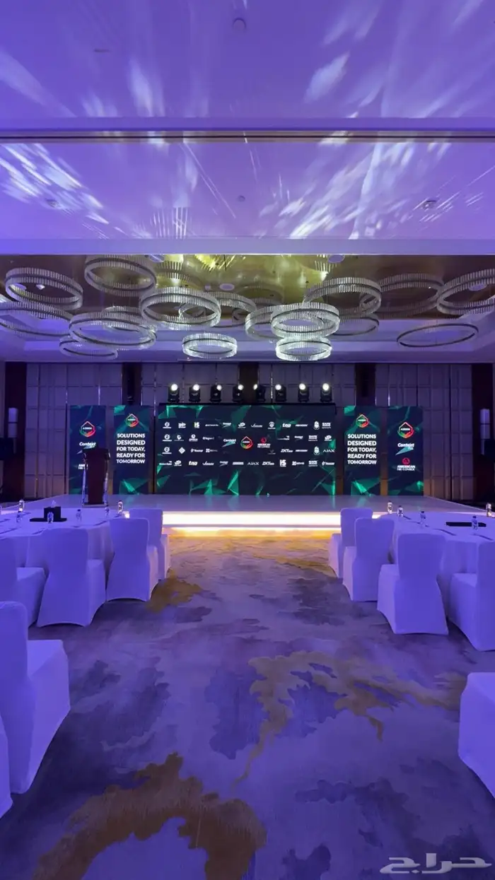 تاجير شاشات واضائات وسستم صوت وخشب 14