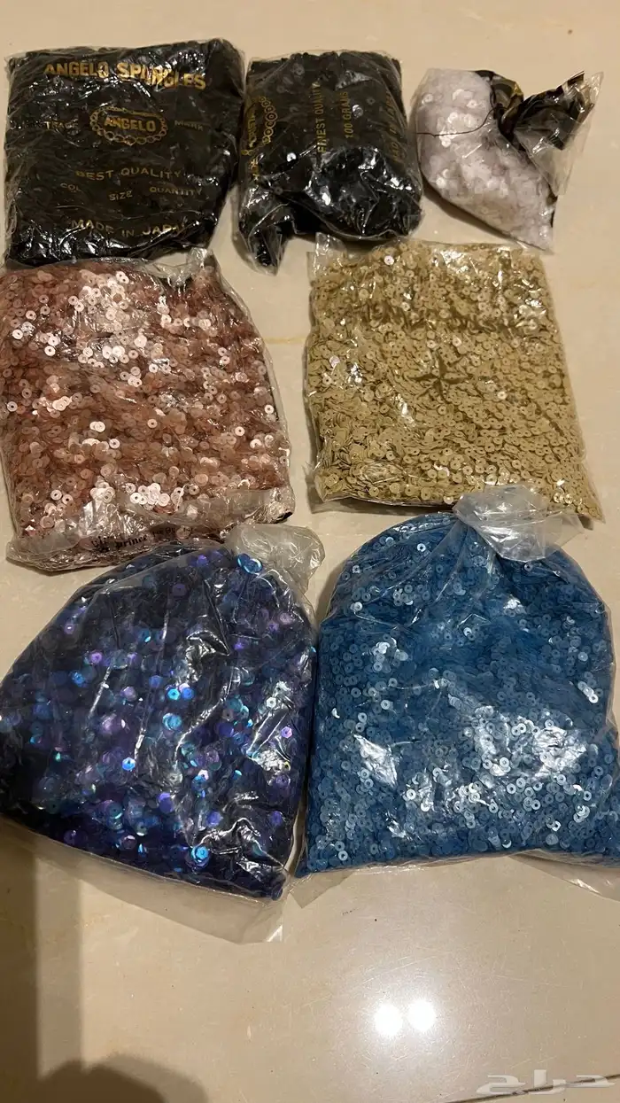 خيوط خياطه وتطريز و كلف خرز لول ترتر 3