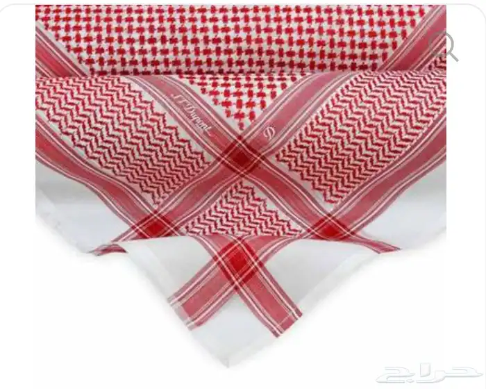شماغ اس تي ديبون مودرن احمر جديد مقاس 62 4