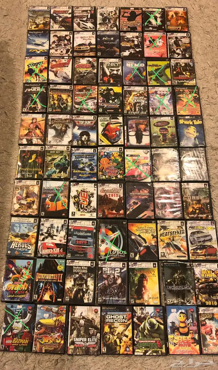 للبيع أشرطة سوني بلايستيشن 1 2 3 4 5 psp Xbox 360 4
