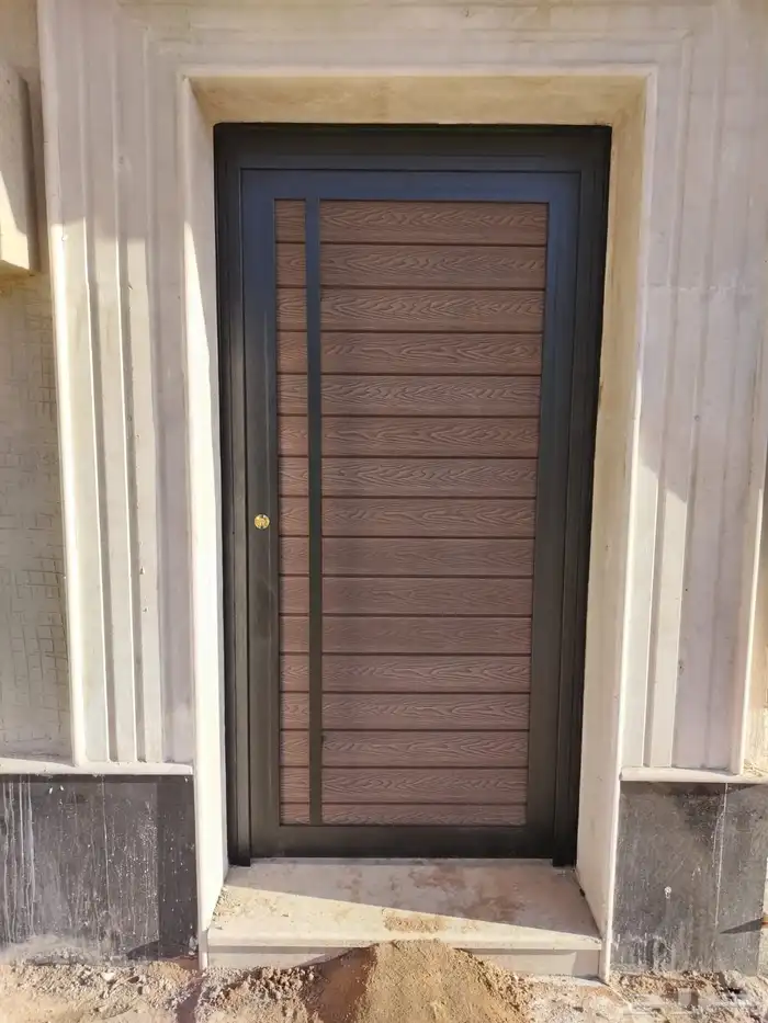 اسلام عليكم باب حديد باب المنيوم شباك المنيوم دربزين استيل 4