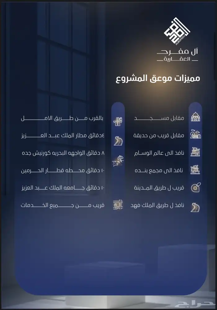 شقق للبيع والأستثمار بالقرب من العرب مول والمطار 3