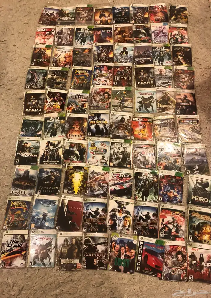 للبيع أشرطة سوني بلايستيشن 1 2 3 4 5 psp Xbox 360 5
