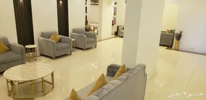 شقق الايجار مفروشه من غرفه وصاله فاخره عوايل حي اليرموك تبوك 5