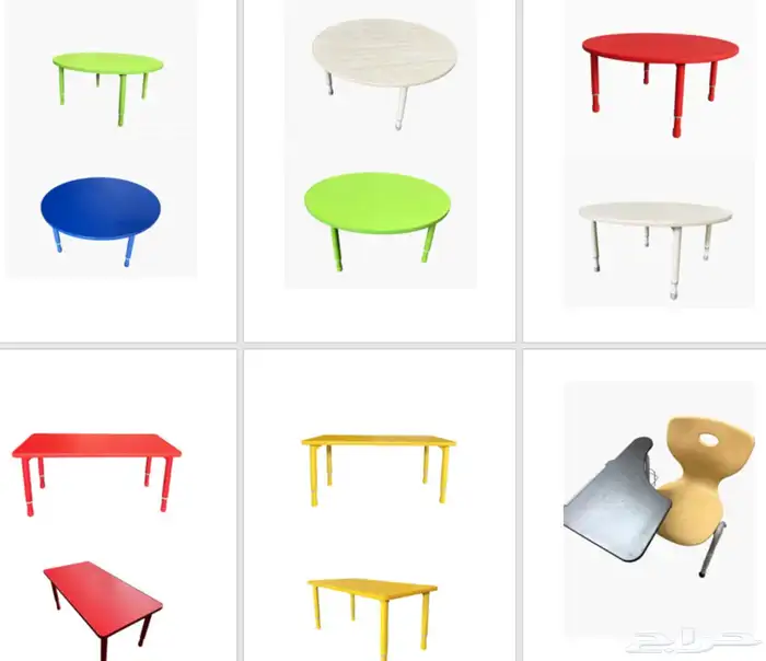 طاولات وكراسي روضات 77