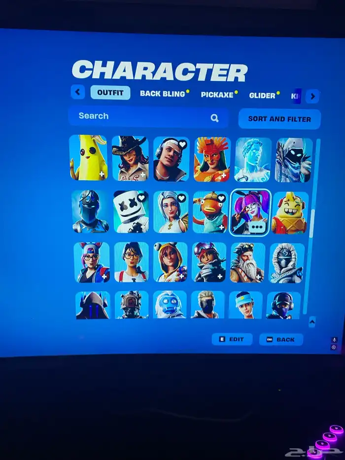 حساب فورت للبيع نادر 3